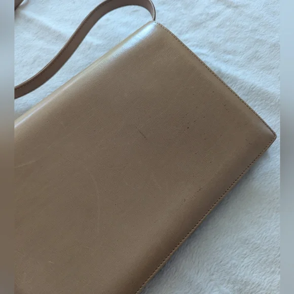 Rare Vintage Paloma Picasso Beige Shoulder Bag  Collectible - Picture 13 of 13